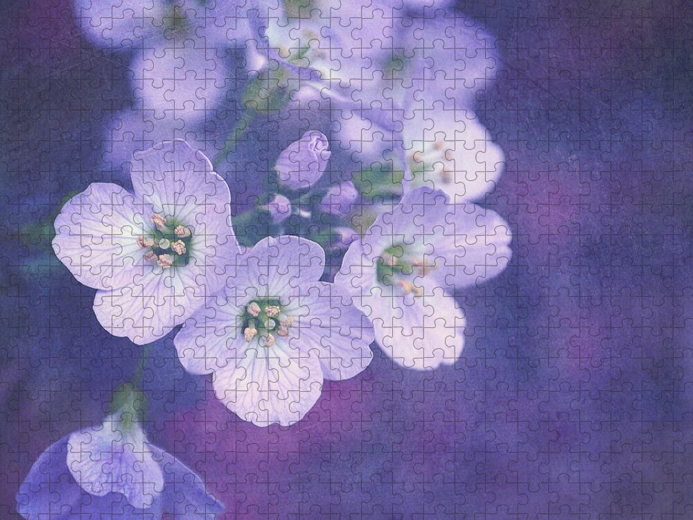 Purple Jigsaw Puzzle featuring the photograph This enchanted evening by Lyn Randle