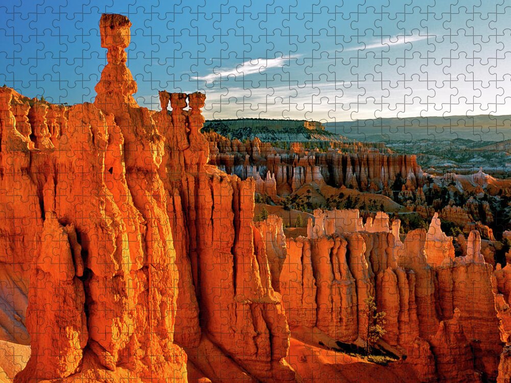 Bryce Canyon National Park Jigsaw Puzzle featuring the photograph Thor's Hammer #2 by Ed Riche