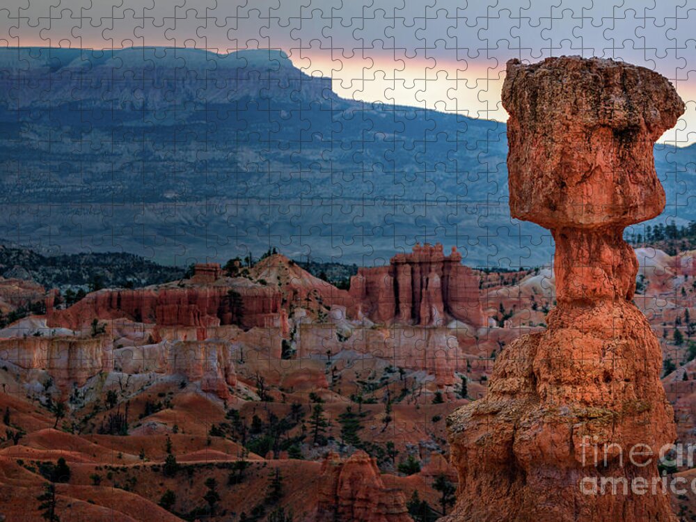 Bryce Canyon National Park Jigsaw Puzzle featuring the photograph Thor's Hammer by Doug Sturgess