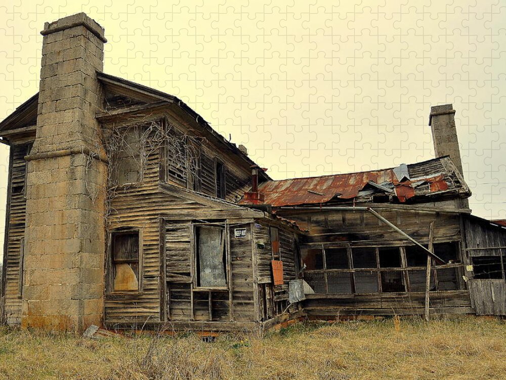 Old Building Jigsaw Puzzle featuring the photograph Times Past 2 by Marty Koch
