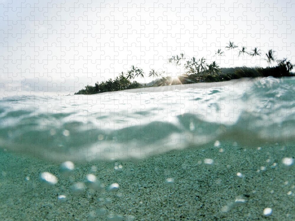 Submerged Jigsaw Puzzle featuring the photograph Tiny Bubbles by Sean Davey