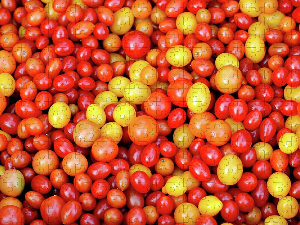Tomatoes Jigsaw Puzzle featuring the photograph Tiny Tomatoes by Todd Klassy