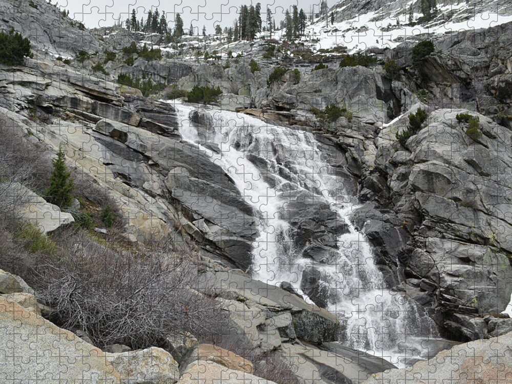 Sequoia National Park Jigsaw Puzzle featuring the photograph Tokopah Falls by Kyle Hanson