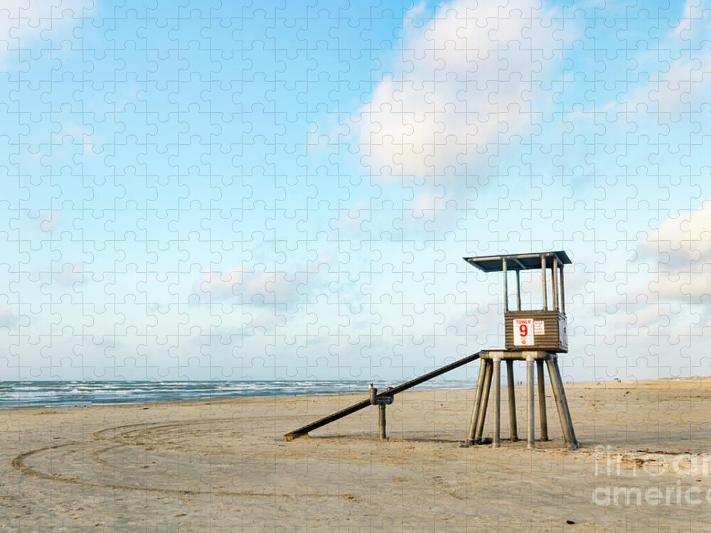 Lifeguard Jigsaw Puzzle featuring the photograph Tower #9 by Ronda Kimbrow