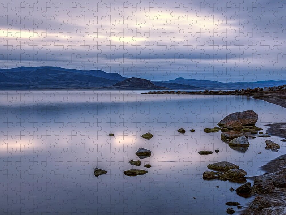 Landscape Jigsaw Puzzle featuring the photograph Peaceful Lake by Maria Coulson
