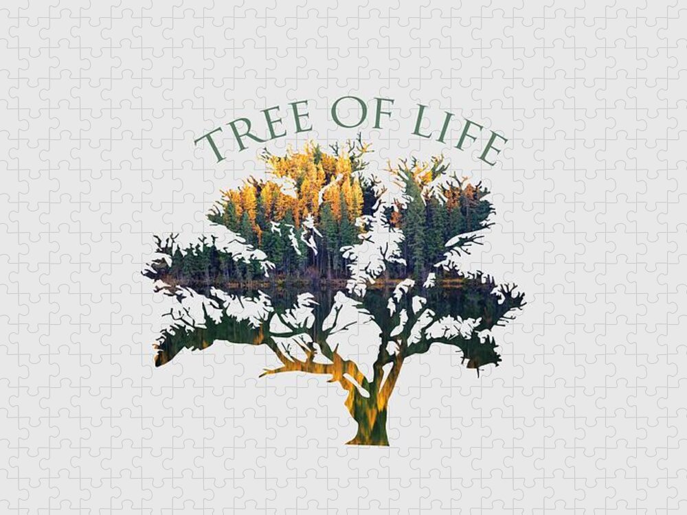 Tree Of Life Jigsaw Puzzle featuring the photograph Tree of Life 2 by Whispering Peaks Photography