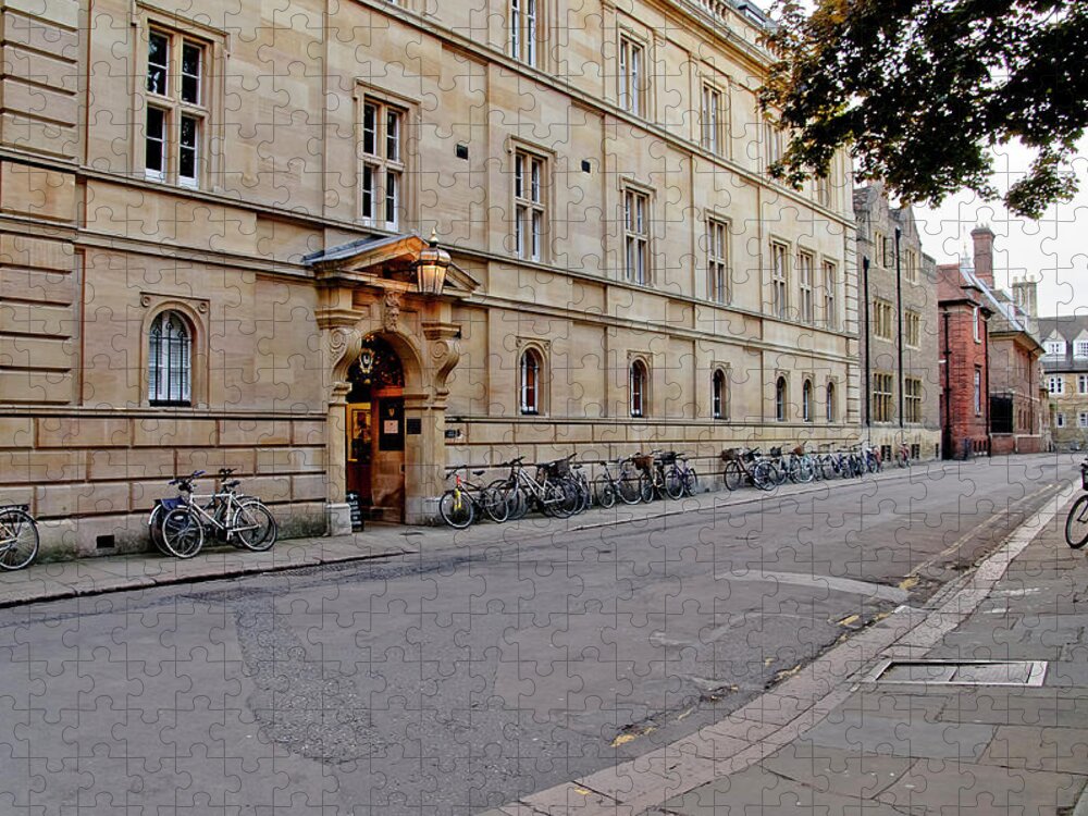 Cambridge Jigsaw Puzzle featuring the photograph Trinity hall in the evening. Cambridge. by Elena Perelman