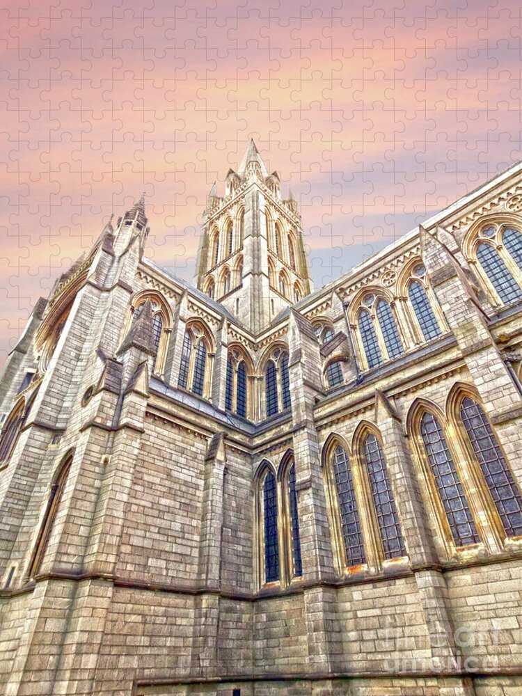 Cathedral Jigsaw Puzzle featuring the photograph Truro Cathedral by Terri Waters