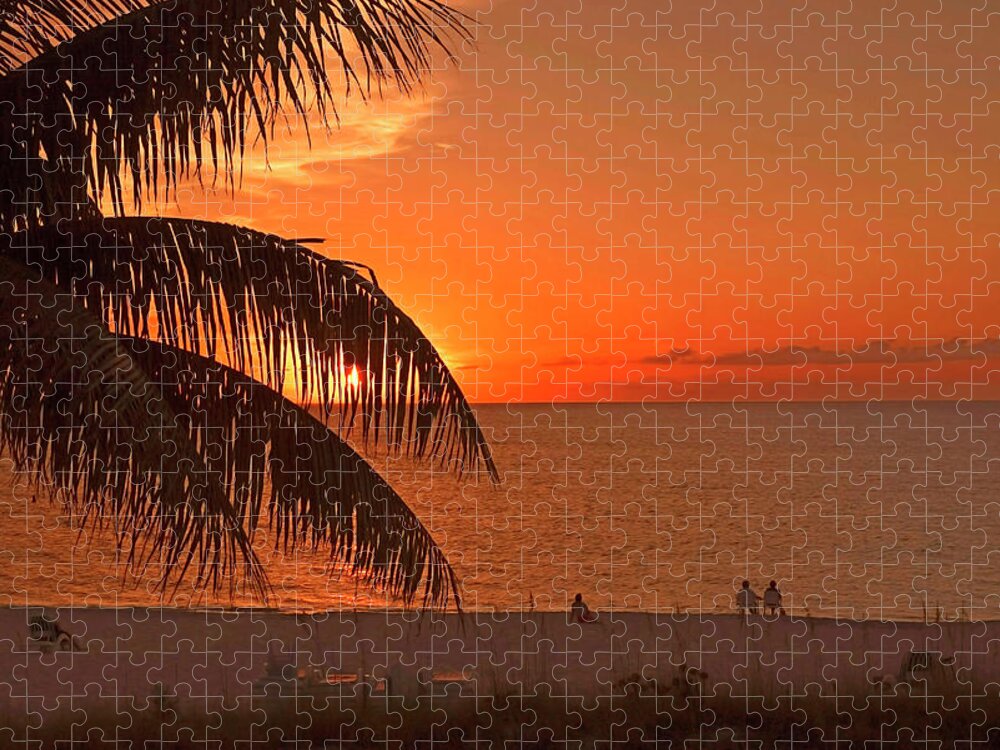 Turks And Caicos Jigsaw Puzzle featuring the photograph Turks and Caicos Sunset by Stephen Anderson