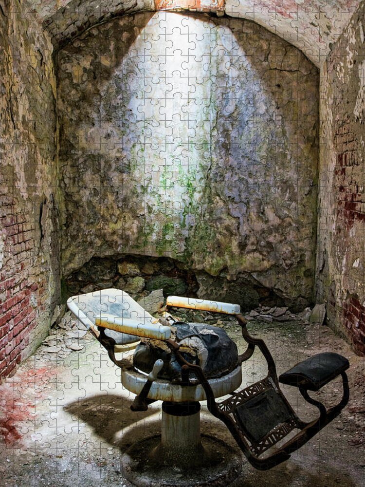 Eastern State Penitentiary Jigsaw Puzzle featuring the photograph Two bits by Stewart Helberg