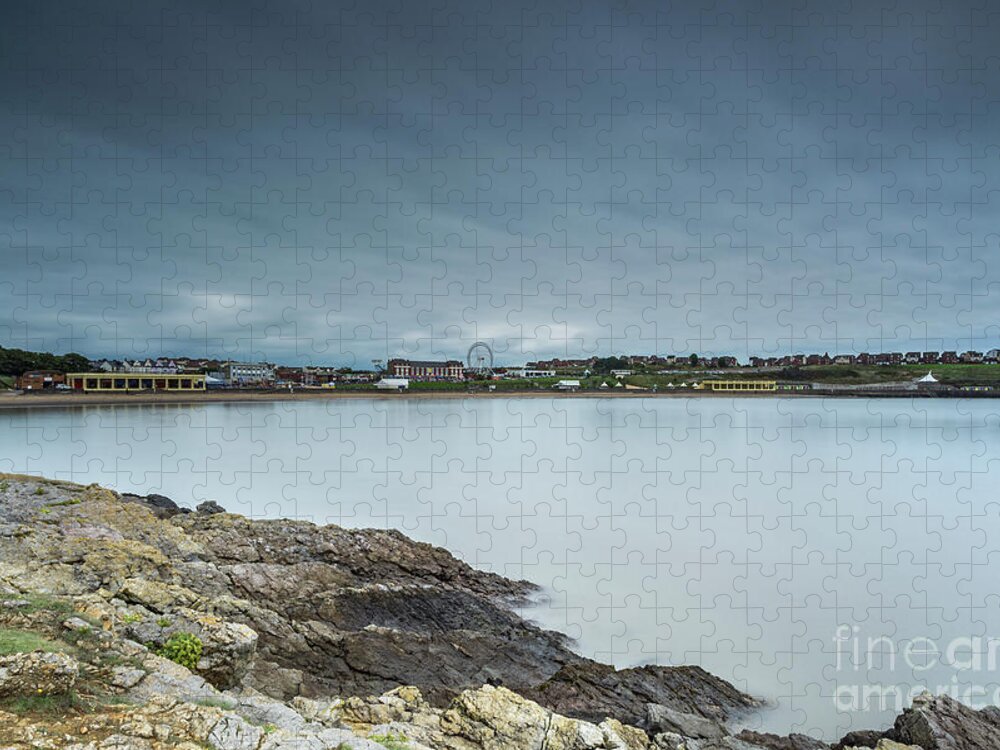 Barry Island Jigsaw Puzzle featuring the photograph Two Minutes At Barry Island by Steve Purnell