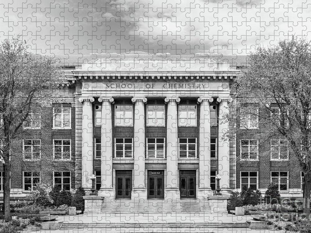 University Of Minnesota Jigsaw Puzzle featuring the photograph University of Minnesota Smith Hall by University Icons