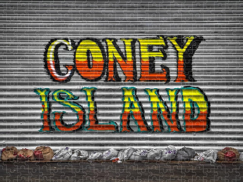 Coney Island Jigsaw Puzzle featuring the photograph Unsinkable by Evelina Kremsdorf
