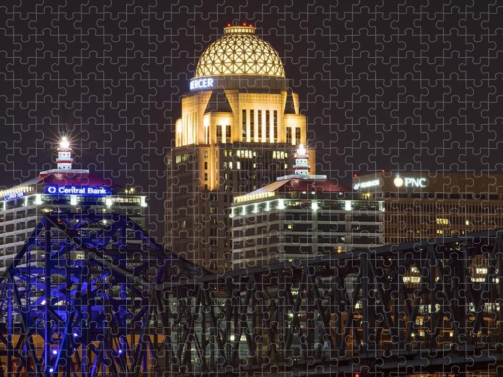 Louisville Jigsaw Puzzle featuring the photograph Up Close Louisville by Frozen in Time Fine Art Photography