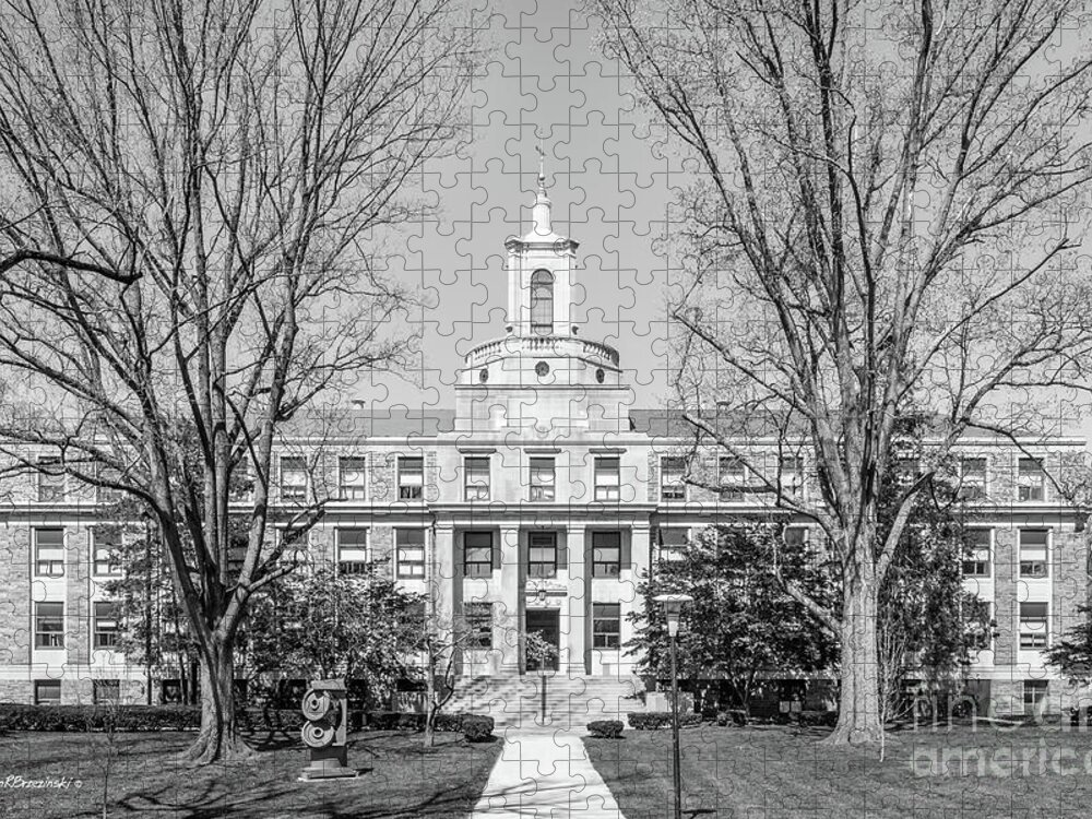 Ursinus College Jigsaw Puzzle featuring the photograph Ursinus College Pfahler Hall by University Icons