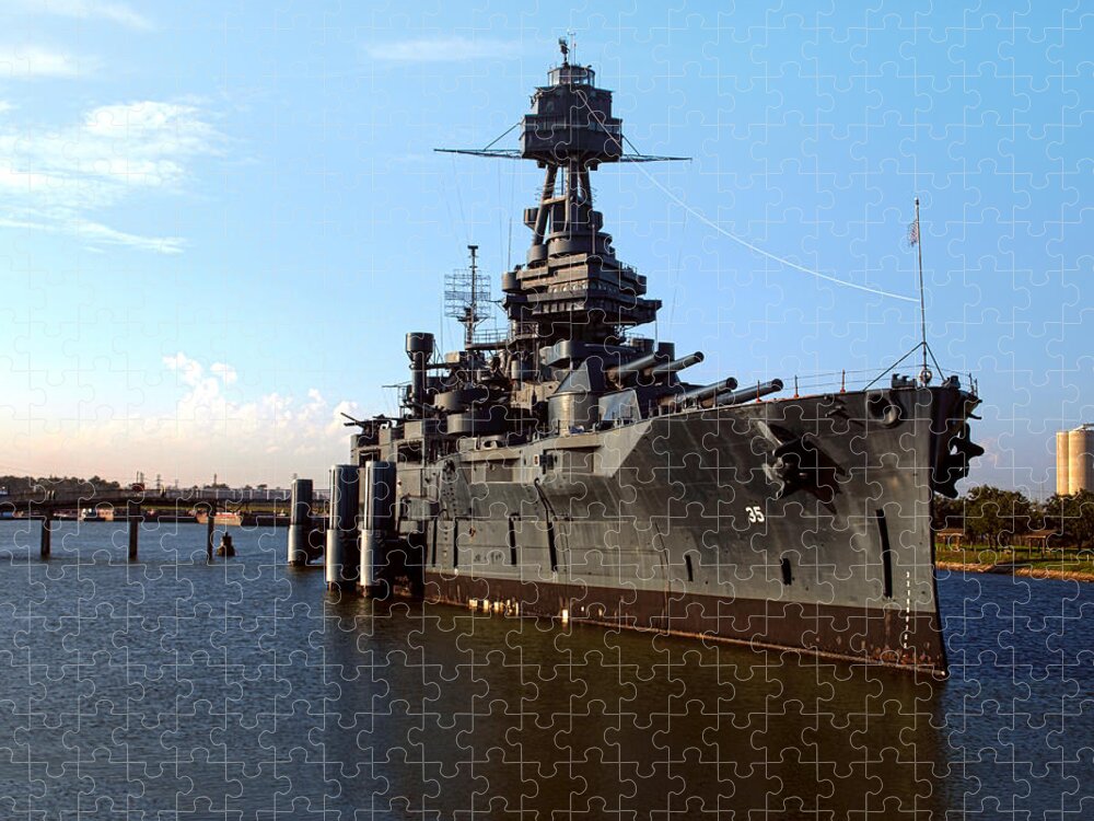 Joshua House Photography Jigsaw Puzzle featuring the photograph USS Texas by Joshua House