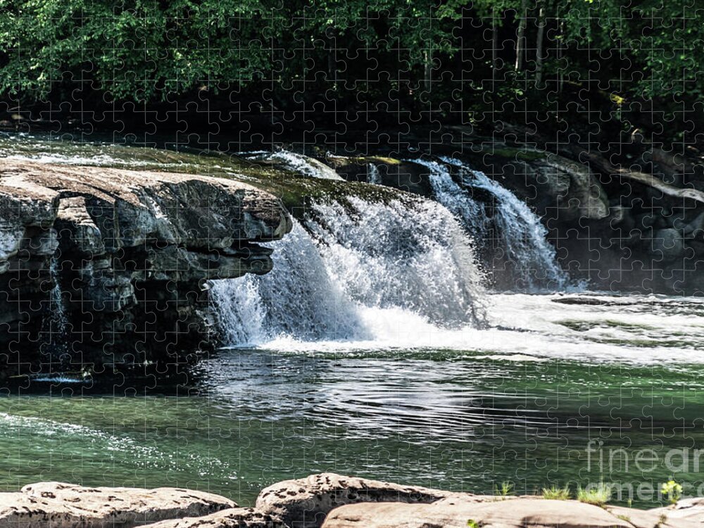 Valley Falls State Park Jigsaw Puzzle featuring the photograph Valley Falls State Park 2017 #1 by Kevin Gladwell