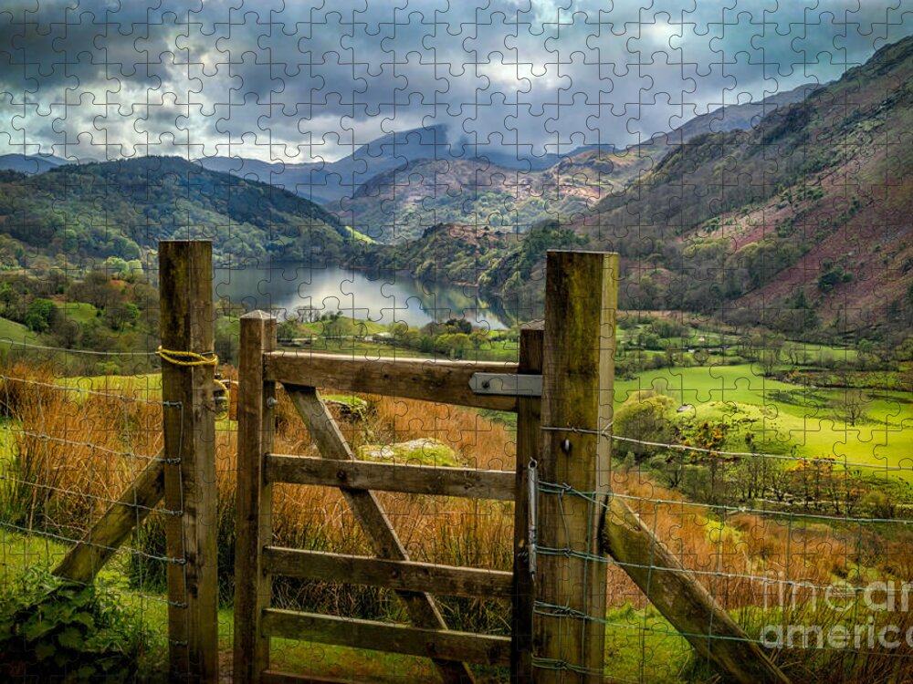 Nant Gwynant Jigsaw Puzzle featuring the photograph Valley Gate by Adrian Evans