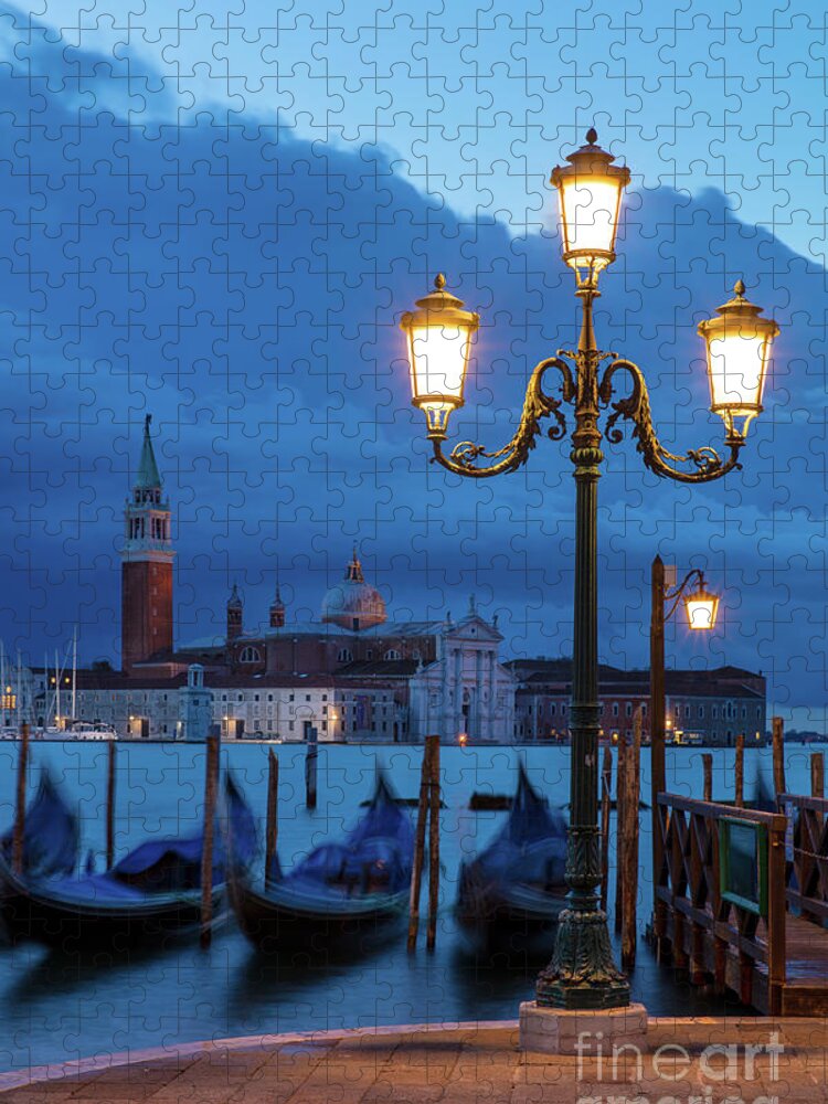Venice Jigsaw Puzzle featuring the photograph Venice Dawn V by Brian Jannsen