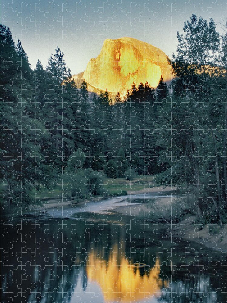 Yosemite Jigsaw Puzzle featuring the photograph View from Ansel Adams Bridge by Jerry Griffin