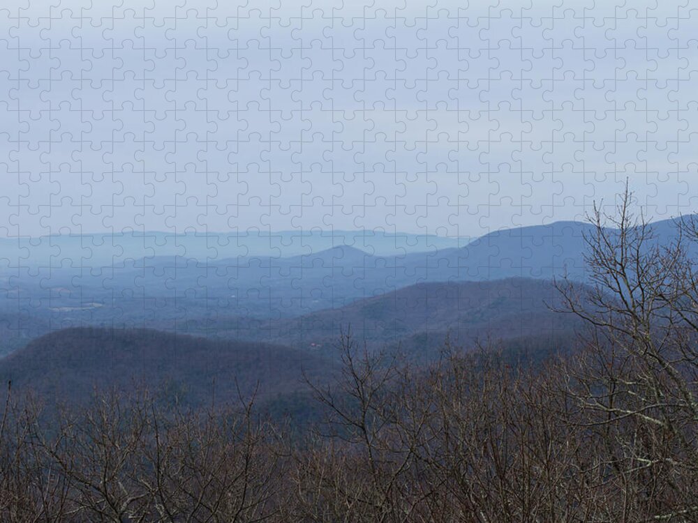 Blue Ridge Jigsaw Puzzle featuring the photograph View from Springer Mountain by Paul Rebmann