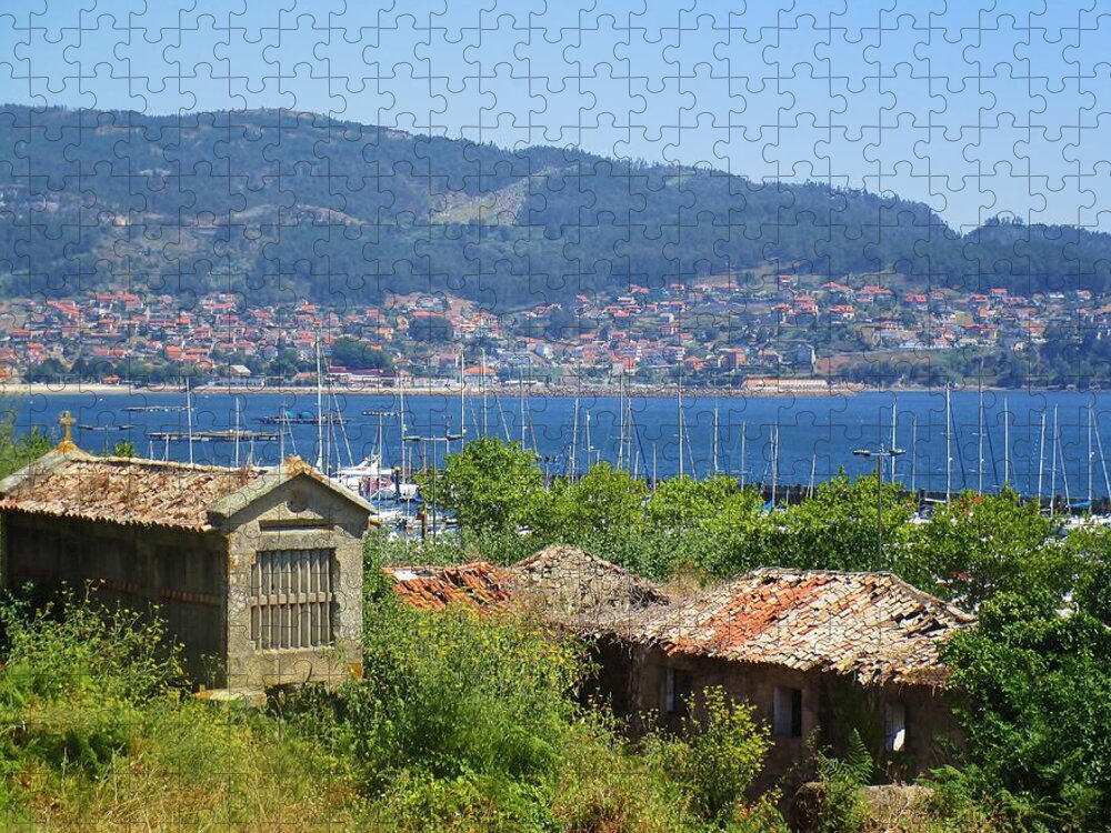 Rias Baxias Jigsaw Puzzle featuring the photograph View of Meira by Rosita Larsson