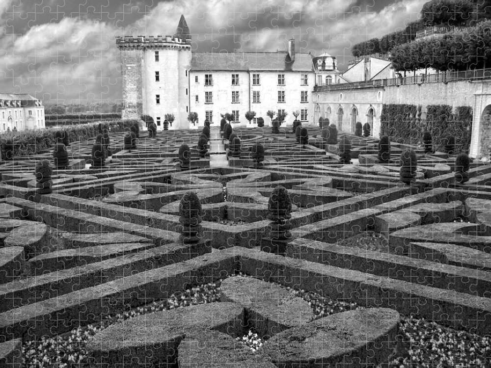 France Jigsaw Puzzle featuring the photograph Villandry - Gardens - France by Nikolyn McDonald