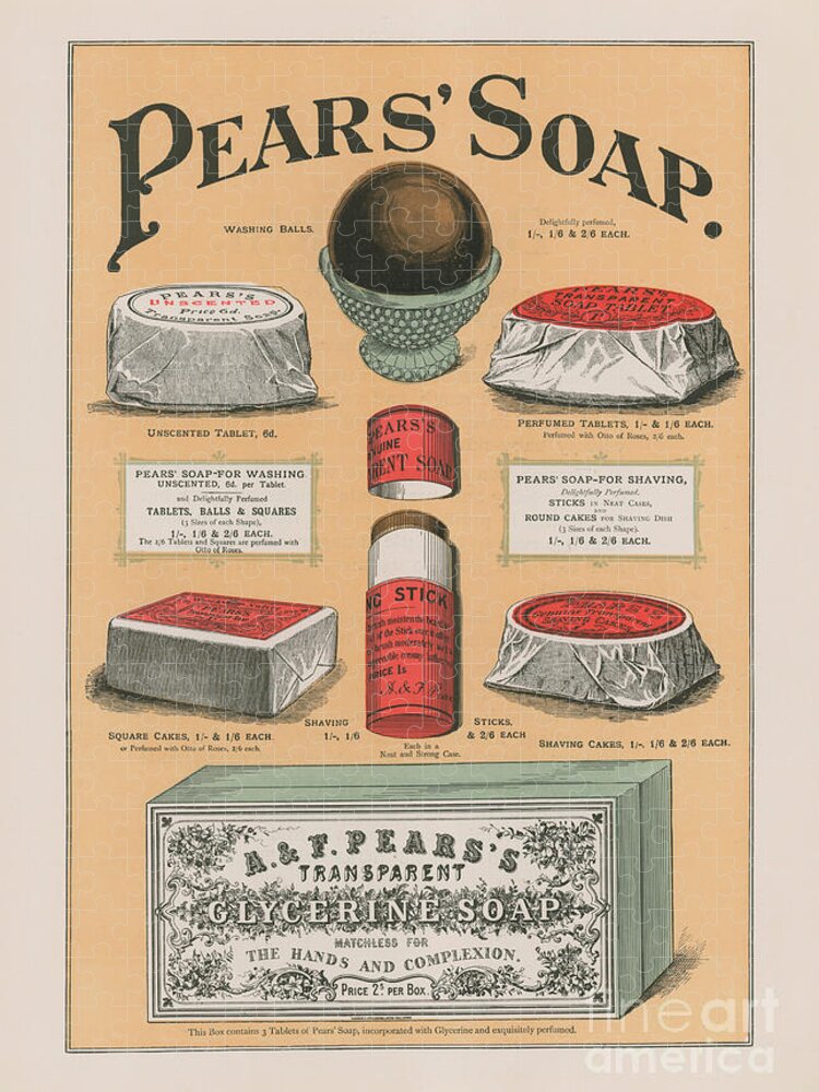 see description for details Choose Various Vintage Pears soap advert leaflets 