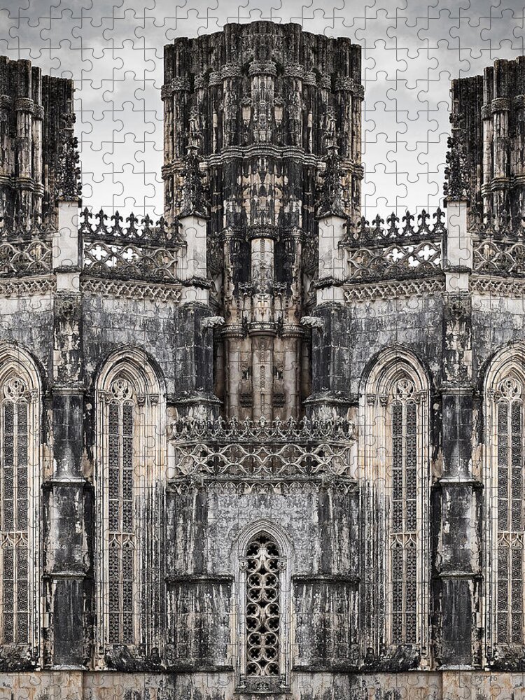 Church Jigsaw Puzzle featuring the photograph Vintage Architectural Structure by Phil Perkins