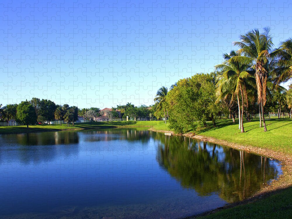 Vista Jigsaw Puzzle featuring the photograph Park Vista Series 4699 by Carlos Diaz