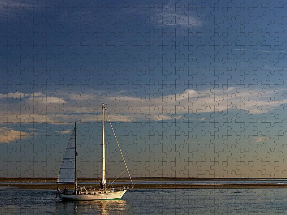 Cape Cod Ma Jigsaw Puzzle featuring the photograph Visual Escape by Patrice Zinck