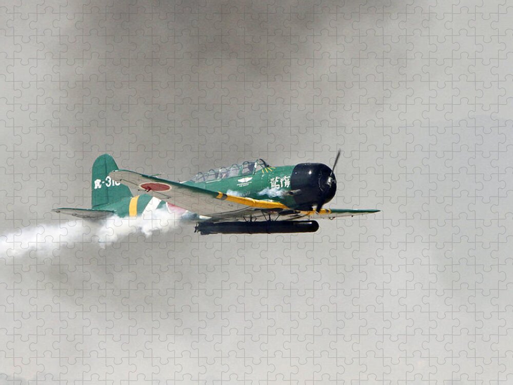 Nakajima B5n Kate Jigsaw Puzzle featuring the photograph War Bird by Shoal Hollingsworth