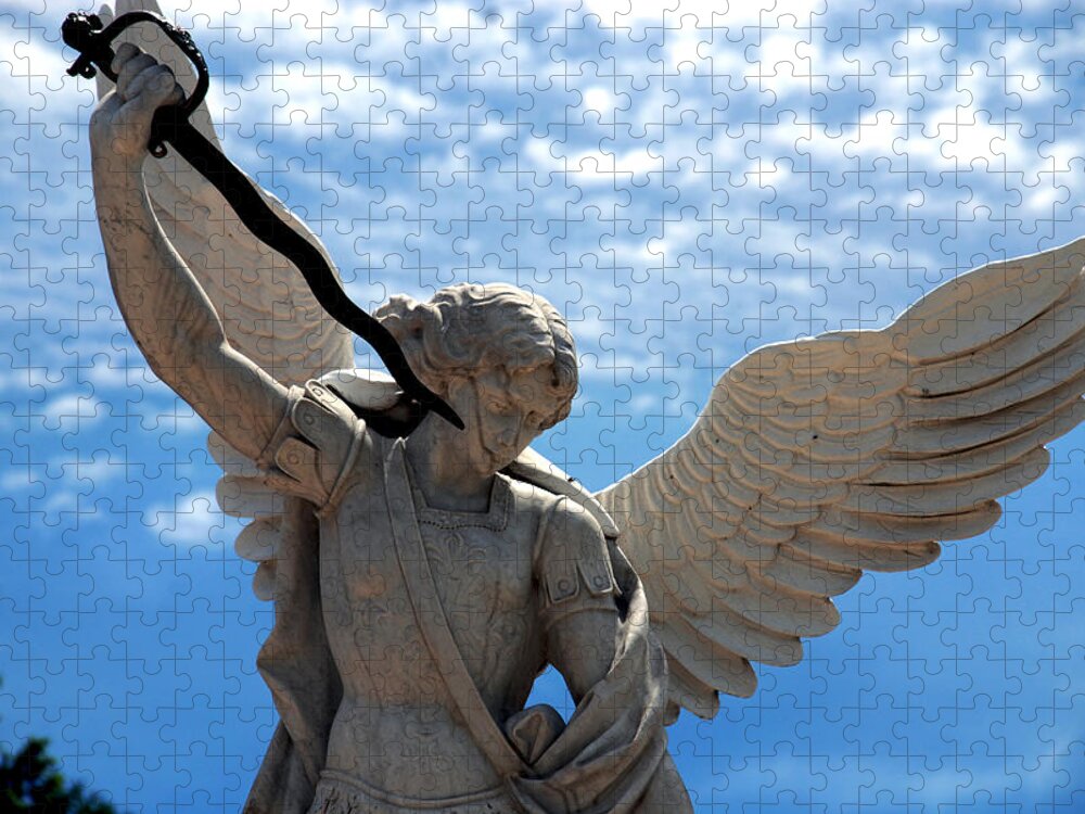 Warrior Jigsaw Puzzle featuring the photograph Warrior Angel by Susanne Van Hulst