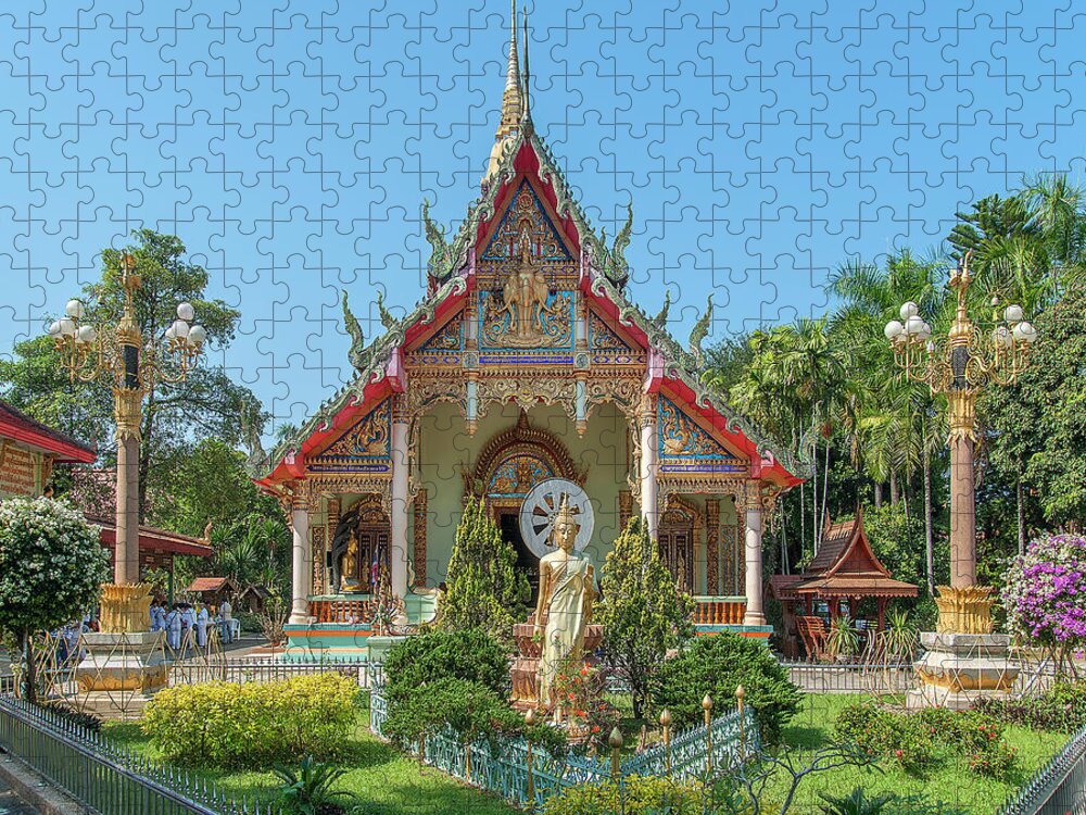Scenic Jigsaw Puzzle featuring the photograph Wat Thung Luang Phra Wihan DTHCM2099 by Gerry Gantt