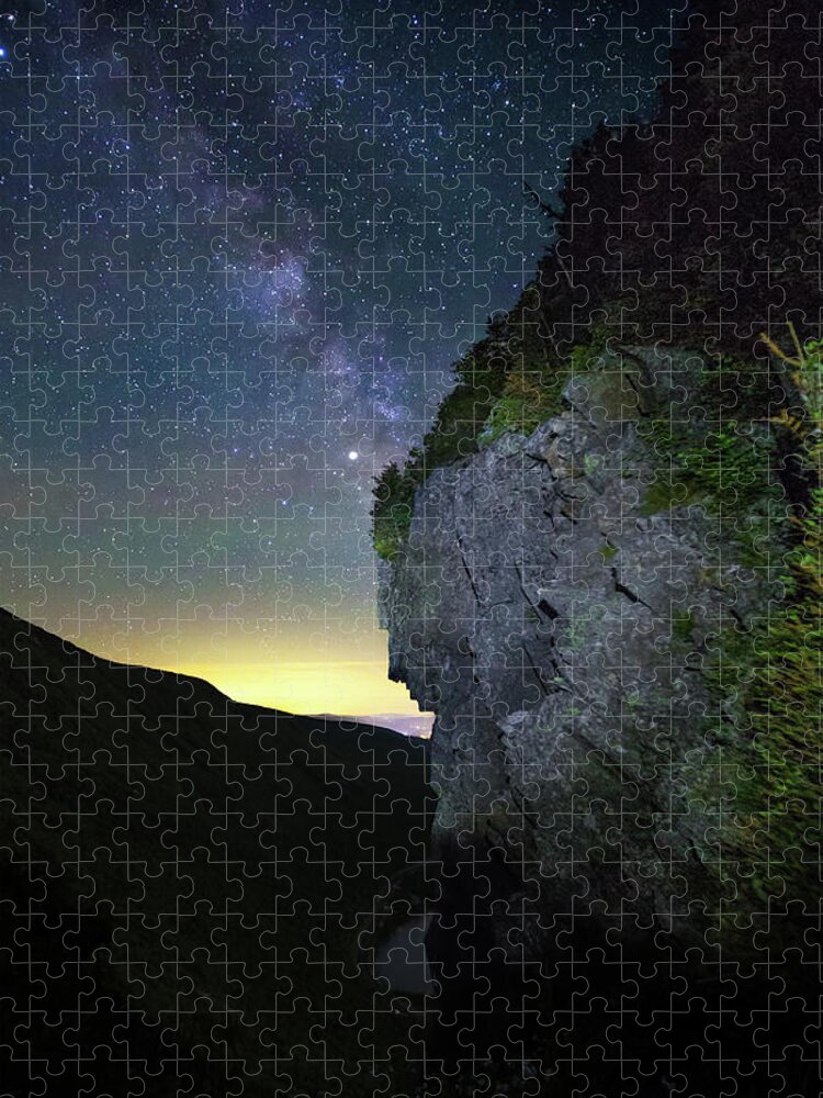 Watcher Jigsaw Puzzle featuring the photograph Watcher Milky Way by White Mountain Images