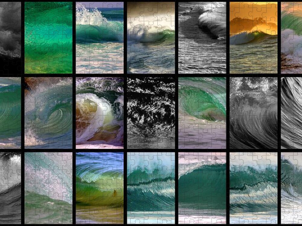 Landscape Jigsaw Puzzle featuring the photograph Wave Chart by Brad Scott