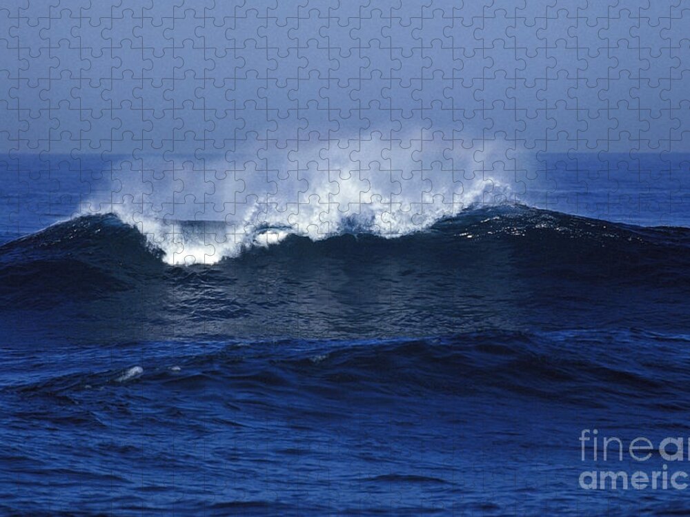 America Jigsaw Puzzle featuring the photograph Wave In Pacific Ocean, California by Gerard Lacz