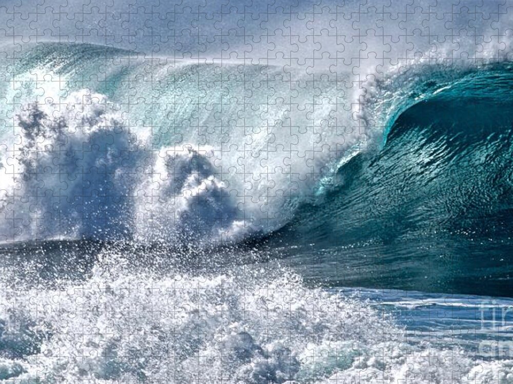 Wave Jigsaw Puzzle featuring the photograph Wave of Beauty  Hawaii by Debra Banks
