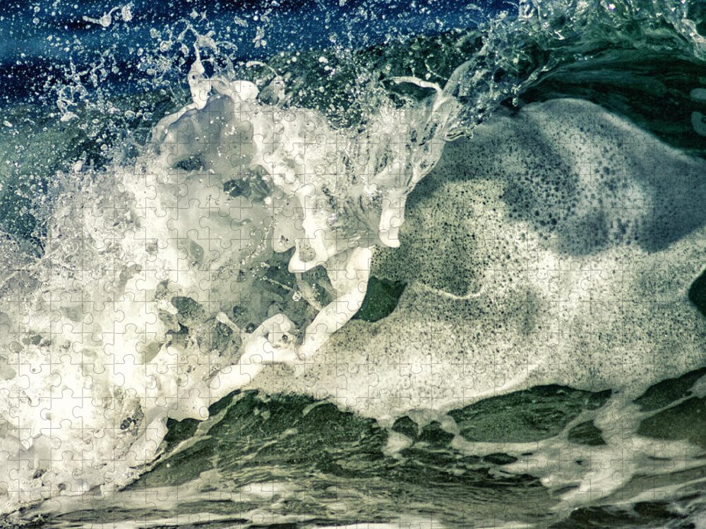 Water Jigsaw Puzzle featuring the photograph Wave1 by Stelios Kleanthous