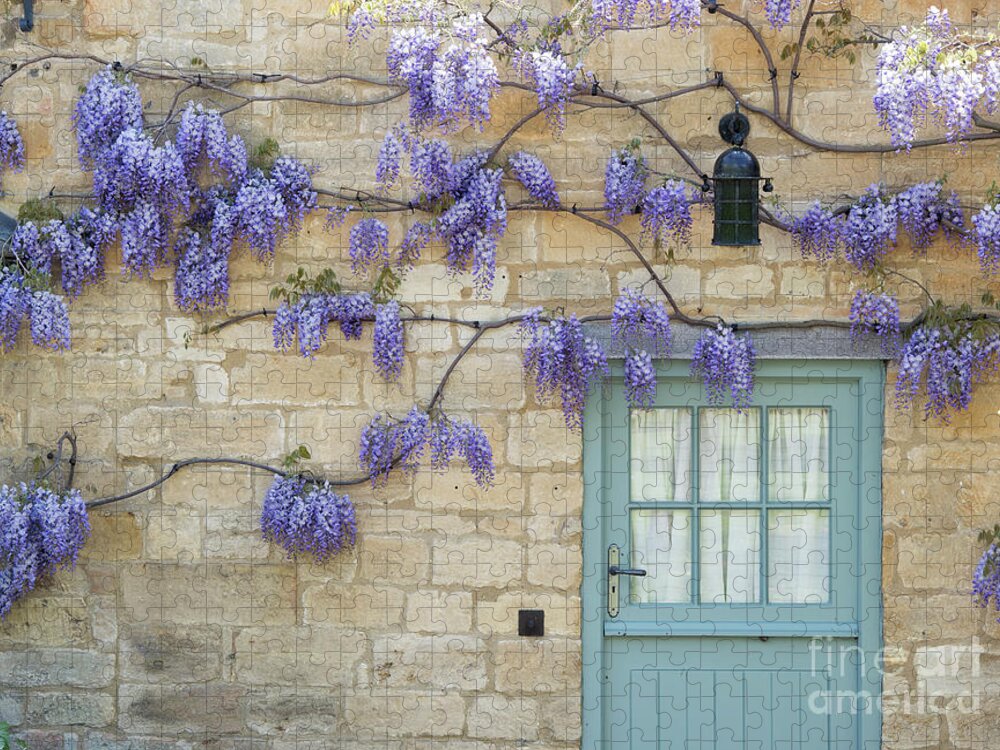 Weaving Wisteria Jigsaw Puzzle by Tim Gainey - Pixels