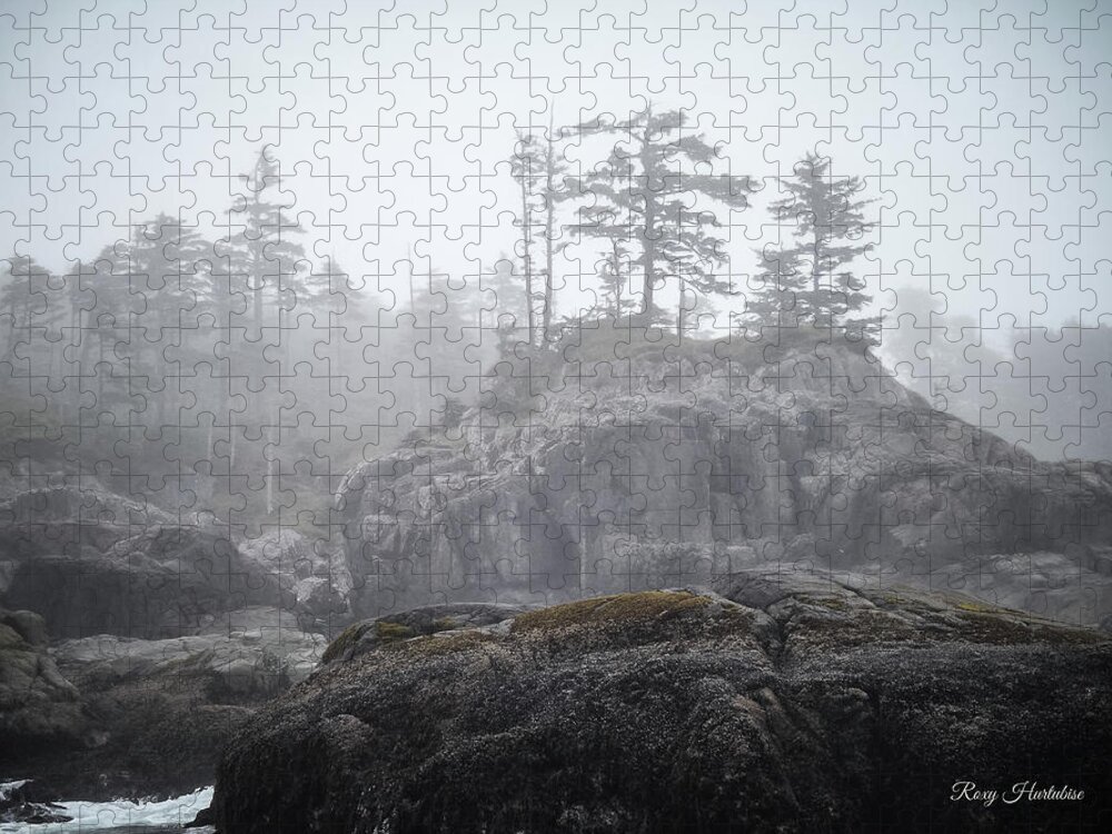 West Coast Jigsaw Puzzle featuring the photograph West Coast Landscape Ocean Fog III by Roxy Hurtubise