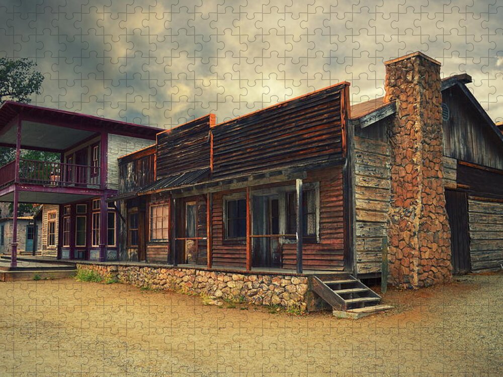 Paramount Ranch Jigsaw Puzzle featuring the photograph Western Town - Paramount Ranch by Glenn McCarthy Art and Photography
