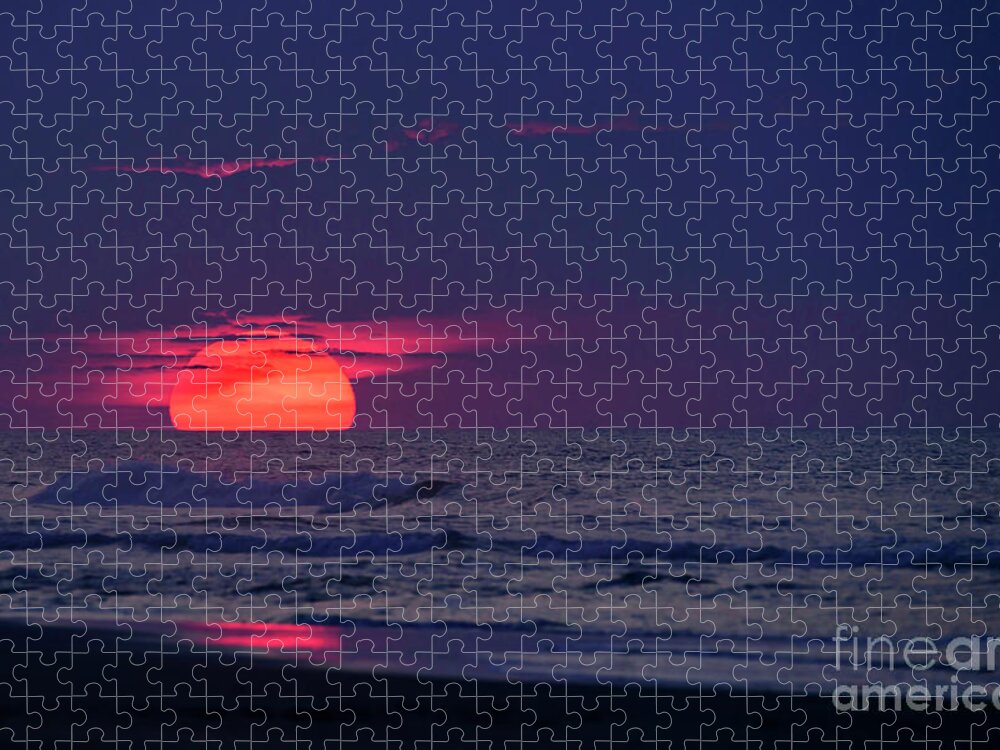 Sunrise Jigsaw Puzzle featuring the photograph What Planet? by DJA Images