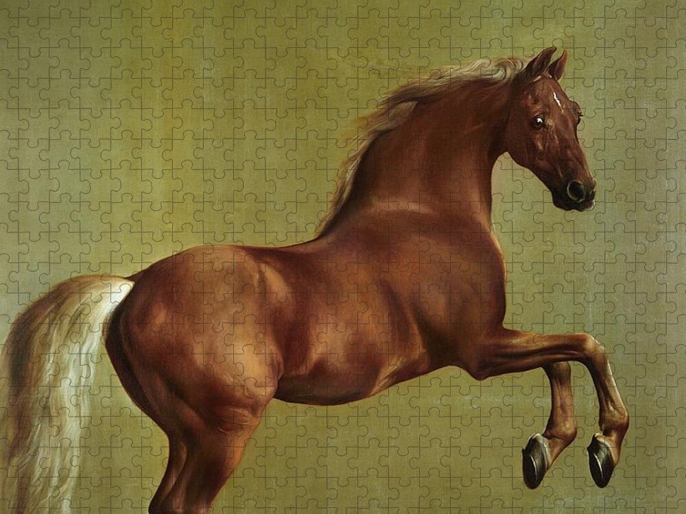 Whistlejacket Jigsaw Puzzle featuring the painting Whistlejacket by George Stubbs