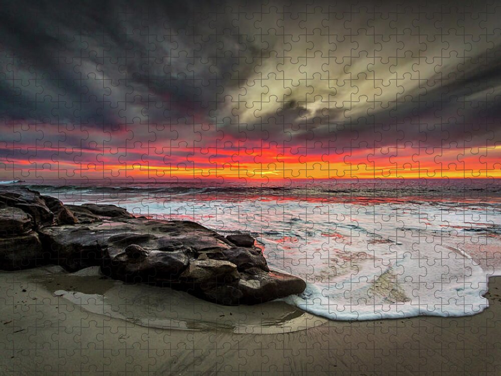 Beach Jigsaw Puzzle featuring the photograph Will of the Wind by Peter Tellone