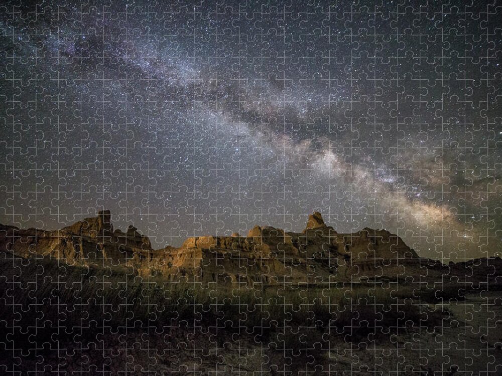 Sky Jigsaw Puzzle featuring the photograph Window by Aaron J Groen