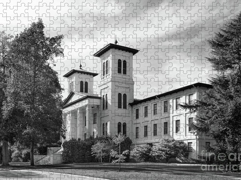 Auditorium Jigsaw Puzzle featuring the photograph Wofford College Main Building by University Icons