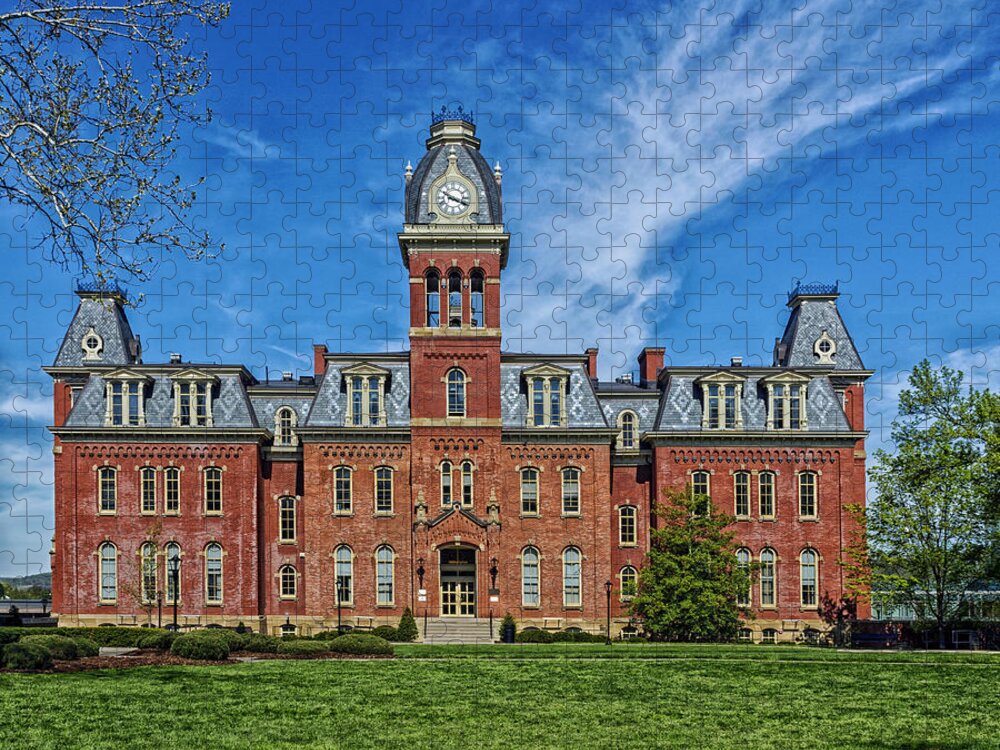 Woodburn Hall Jigsaw Puzzle featuring the photograph Woodburn Hall - West Virginia University by Mountain Dreams