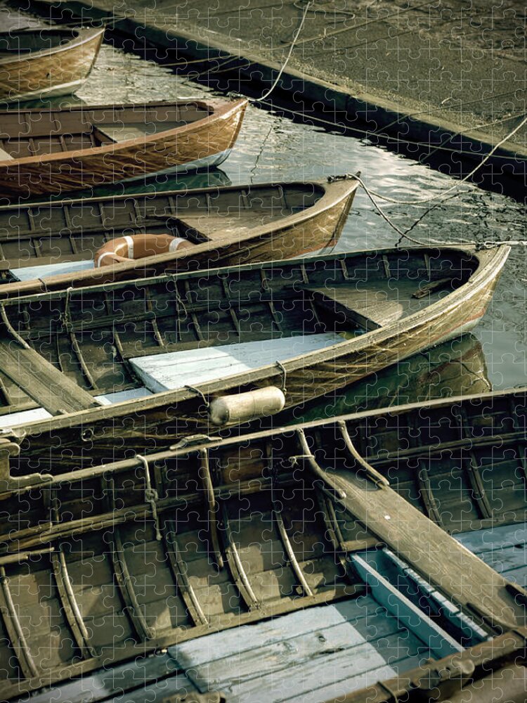 Boat Jigsaw Puzzle featuring the photograph Wooden Boats by Joana Kruse