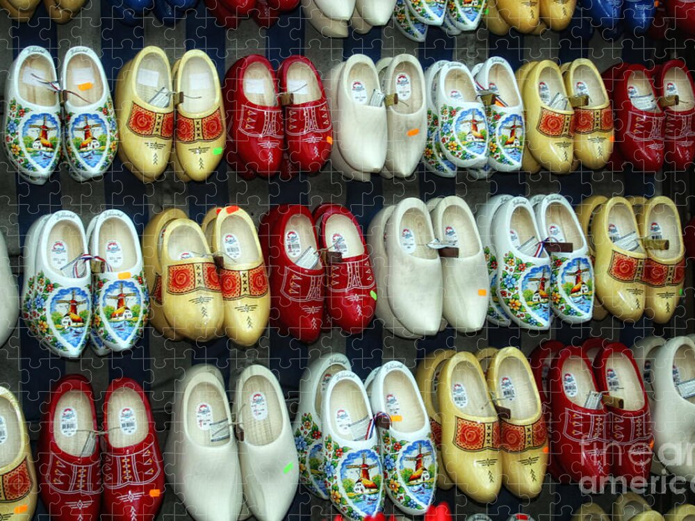 Timothy Hacker Jigsaw Puzzle featuring the photograph Wooden Shoes by Timothy Hacker